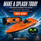 🚤2.4 GHz RC-Speedbåt med Dubbla Motorer – Snabb, Kraftfull & Lätt att Styra
