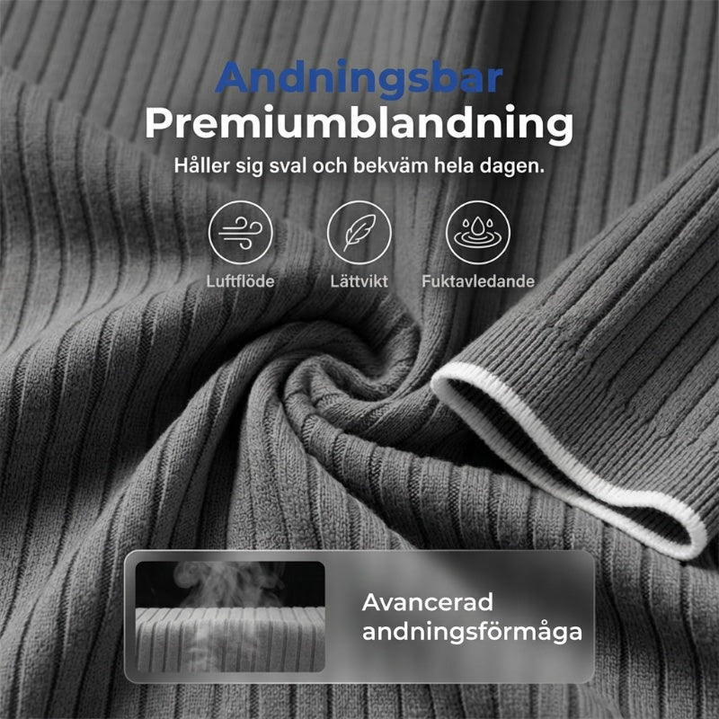 👕 50% RABATT! 🌞 Somrig Casual Kortärmad Pikétröja – Andningsbar Bomull, Modern Passform & Perfekt För Avslappnade Dagar 🏖️