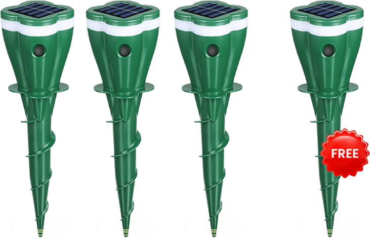 🔥 50 % rabatt!  ☘️ Vattentät spiralformad råttavskräckare med solcellsdrift✨Enkel installation, tyst gång