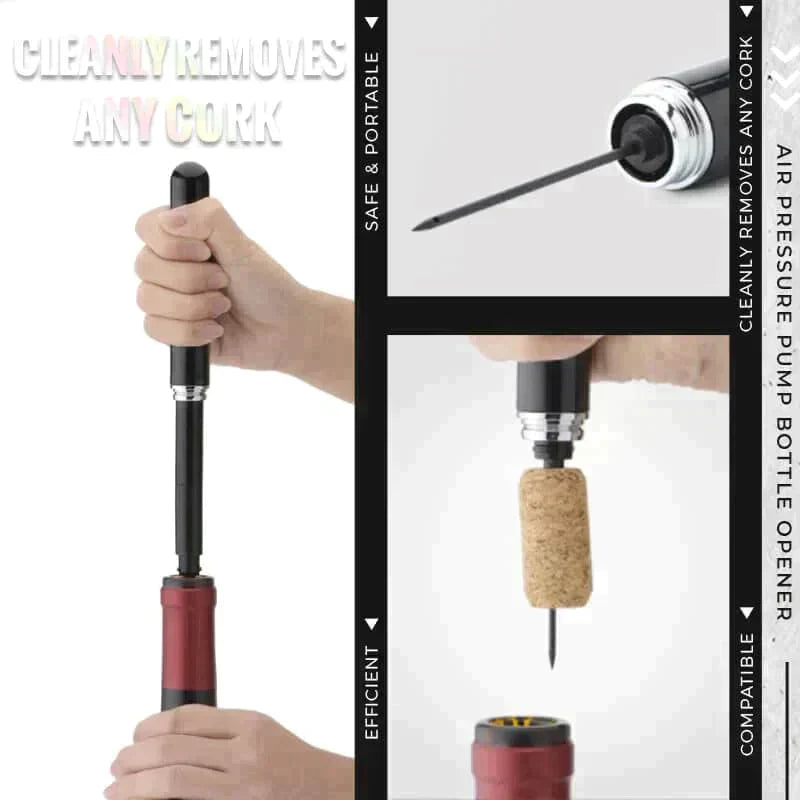 Flasköppnare för luftpumpFlasköppnare för luftpump