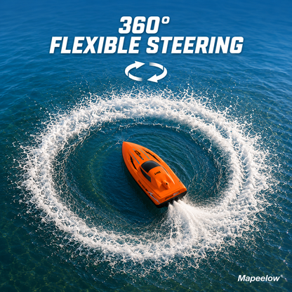 🚤2.4 GHz RC-Speedbåt med Dubbla Motorer – Snabb, Kraftfull & Lätt att Styra