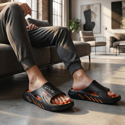 🔥🎁Nyhet 50 % rabatt | Halkfria molnslides med tjock sula för herrar