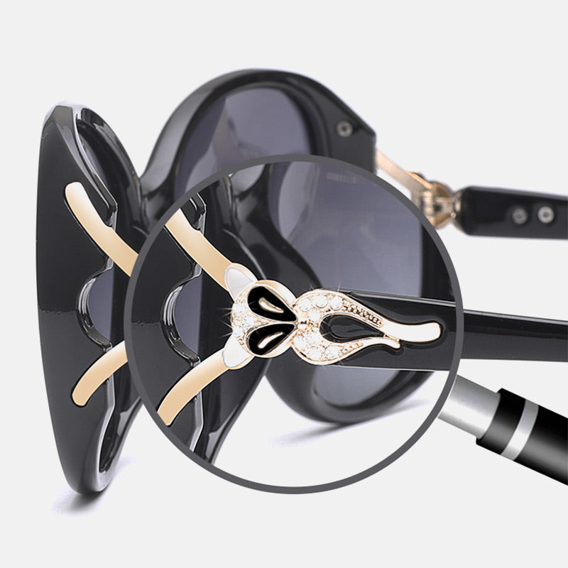 Överdimensionerade modesolglasögon för kvinnor