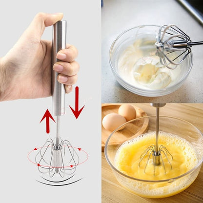 🔥🎁Nyhet 48 % RABATT🔥Rostfritt stål halvautomatisk mixer