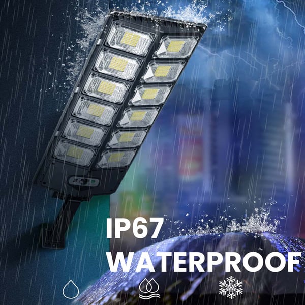 🔥1500W LED-belysningssystem för solenergi