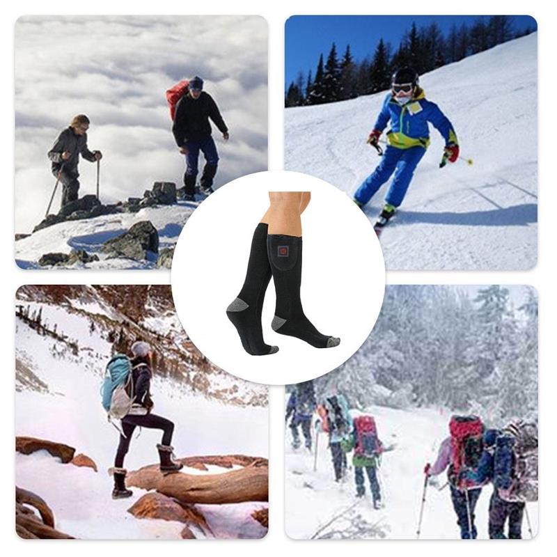 ⏰ Endast nu 49% rabatt!🔥så länge lagret räcker!🧦Uppvärmda strumpor med justerbar temperatur – förbättrade batterier – unisex