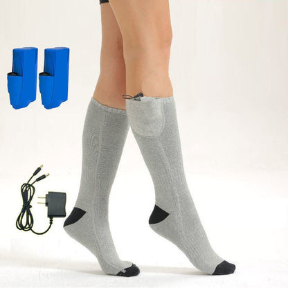 ⏰ Endast nu 49% rabatt!🔥så länge lagret räcker!🧦Uppvärmda strumpor med justerbar temperatur – förbättrade batterier – unisex