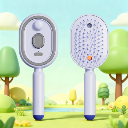 📢📢50 % rabatt!! ⏰ Elektrisk spray- och massagekam ✨🔥 Dubbelvård, rengöring med ett tryck