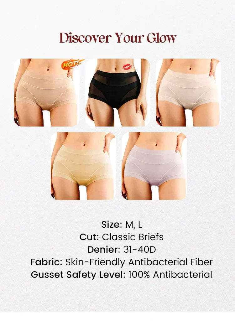 🌸Köp 1, få 1 gratis👙 Sömlösa Andningsbara Trosor – Hudvänlig & Tight Passform – Daglig Komfort Essential ✨