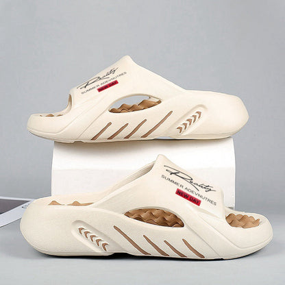 🔥🎁Nyhet 50 % rabatt | Halkfria molnslides med tjock sula för herrar