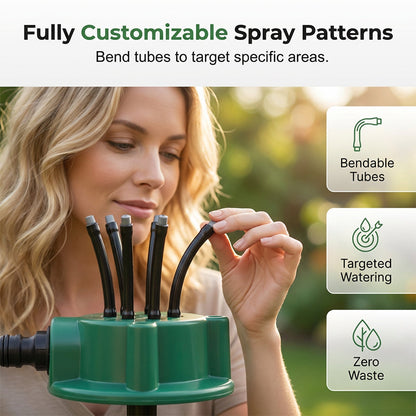 🌿 KÖP 2 FÅ 1 GRATIS! 💧 Precisionsbevattningsspridare – 360° Multiriktad, Anpassningsbara Spraymönster & Skonsam Mot Växter För Effektiv Vattenbesparing 🏡