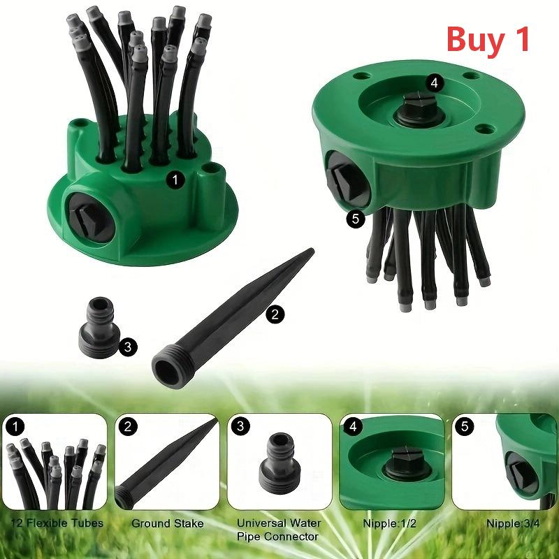🌿 KÖP 2 FÅ 1 GRATIS! 💧 Precisionsbevattningsspridare – 360° Multiriktad, Anpassningsbara Spraymönster & Skonsam Mot Växter För Effektiv Vattenbesparing 🏡