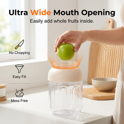 🔥50 % rabatt!🔥🍓 Bärbar mixer för milkshakes och smoothies | USB-laddning, kraftfull, stor behållare