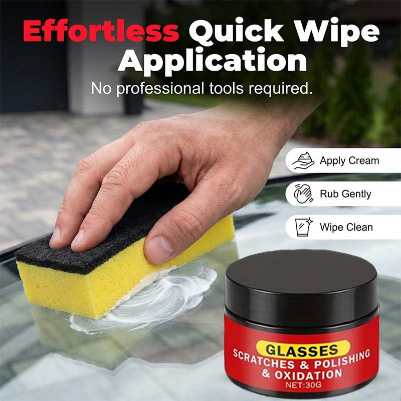 🔥🎁Nyhet 50 % RABATT🔥Polering och reparation av glasrepor