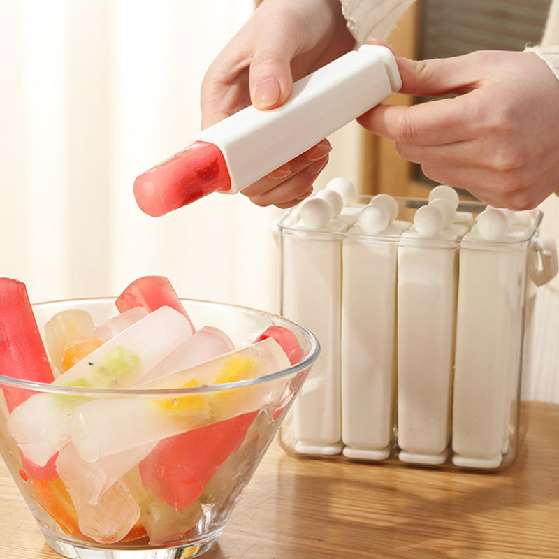 🍦Sommarens nödvändigheter🍦Silikonglassformar - Vridlås, läckagesäker, bärbar! 🧊🍦