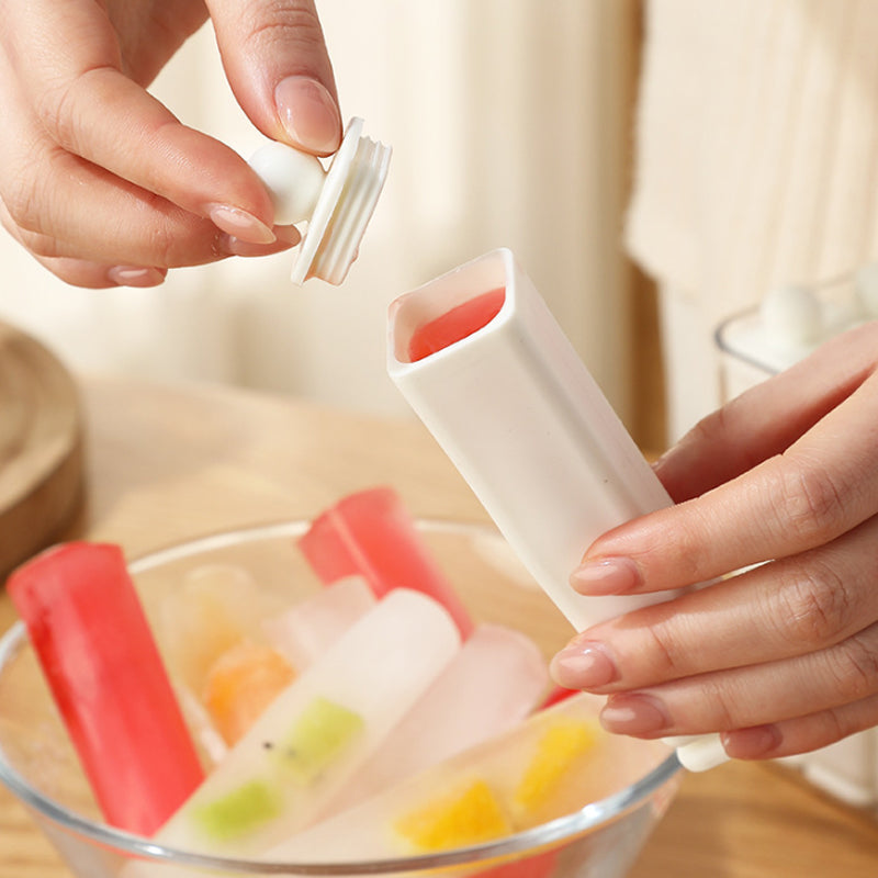 🍦Sommarens nödvändigheter🍦Silikonglassformar - Vridlås, läckagesäker, bärbar! 🧊🍦