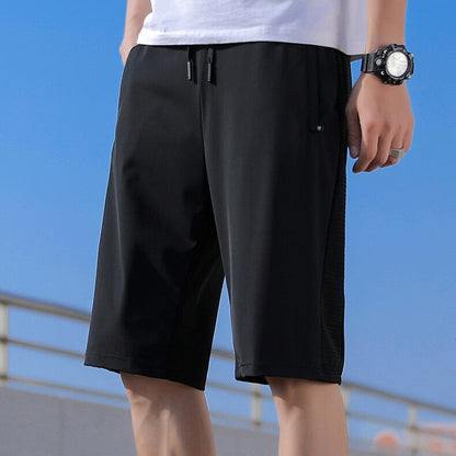 Mäns Stretch issilke Shorts