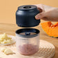 ⚡🧄 50 % RABATT! ⚡ Trådløs mini-hvitløkshacker – Kraftig og effektiv, enkel å rengjøre og perfekt for kjøkkenet 🔪